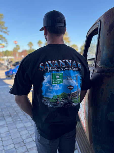 Savannah Harley-Davidson custom Men's Harley Flames