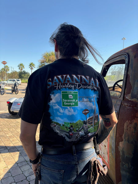 Savannah Harley-Davidson custom Men's HDMC Club t-shirt