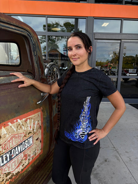 Savannah Harley-Davidson Women's CORNER FEAR custom t-shirt