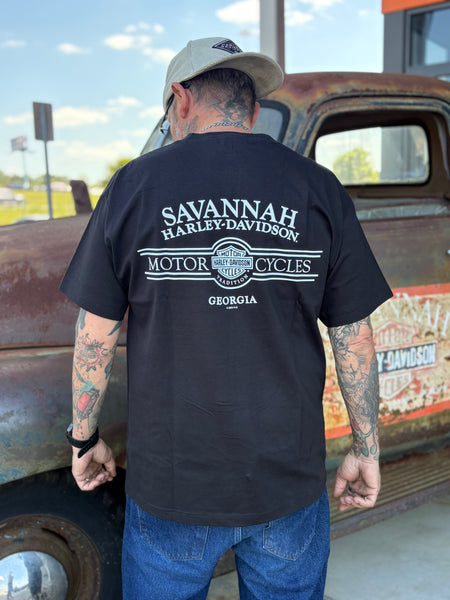 Savannah Harley-Davidson custom Men's Wing Screamer t-shirt