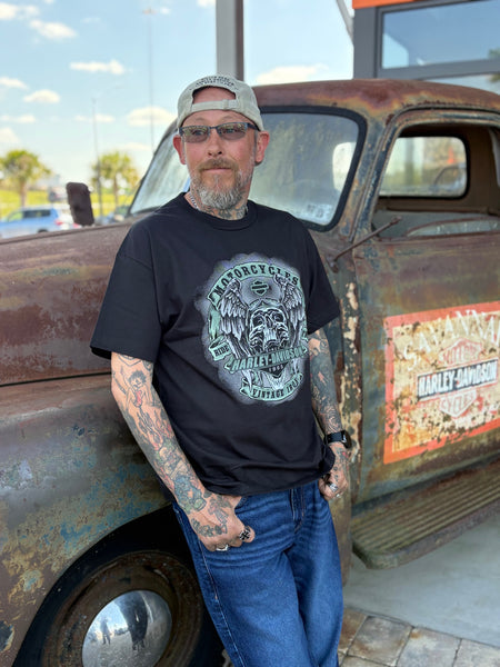 Savannah Harley-Davidson custom Men's Wing Screamer t-shirt