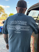 Load image into Gallery viewer, Savannah Harley-Davidson custom men's Fueling Up t-shirt
