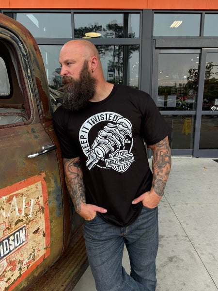 Savannah Harley-Davidson custom Men's Twisted t-shirt