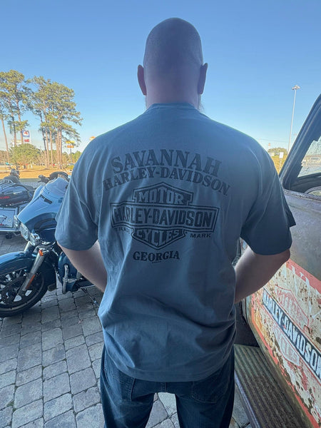 Savannah Harley-Davidson custom Men's Branded pocket tee