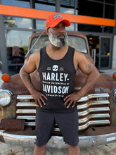 Load image into Gallery viewer, Savannah Harley-Davidson custom men's Skull Stack tank
