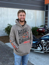 Load image into Gallery viewer, Savannah Harley-Davidson custom Men's Flame Wave hoodie
