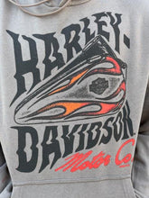 Load image into Gallery viewer, Savannah Harley-Davidson custom Men's Flame Wave hoodie
