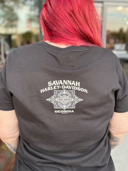 Savannah Harley-Davidson custom Women's Power & Pride tee