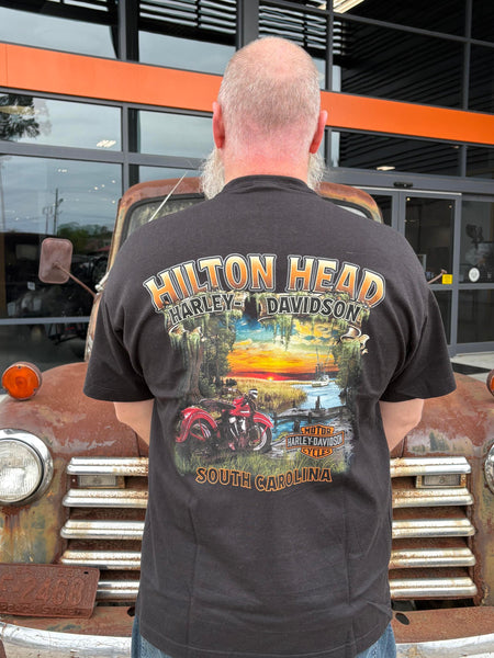 Hilton Head Harley-Davidson custom Men's Masterpiece t-shirt