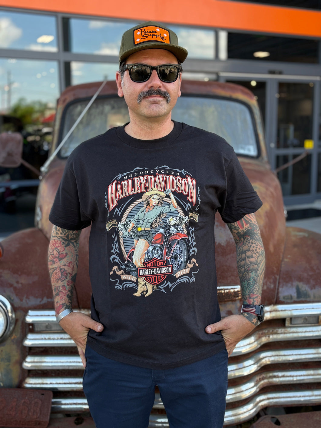 Savannah Harley-Davidson custom Men's Wild Ride t-shirt