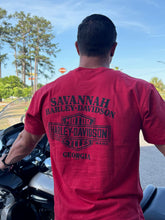 Load image into Gallery viewer, Savannah Harley-Davidson custom Men's Let's Ride t-shirt
