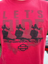 Load image into Gallery viewer, Savannah Harley-Davidson custom Men's Let's Ride t-shirt
