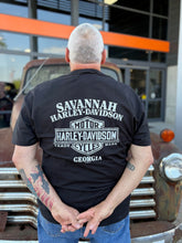 Load image into Gallery viewer, Savannah Harley-Davidson custom Men's Bike Night t-shirt
