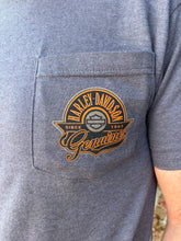 Load image into Gallery viewer, Savannah Harley-Davidson custom Men's Genuine pocket tee
