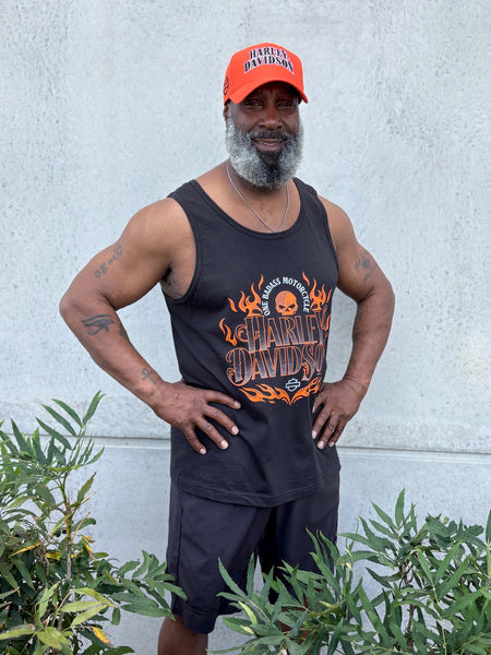 Savannah Harley-Davidson custom men's Full Burn tank top