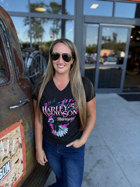 Savannah Harley-Davidson custom Women's Swoop In t-shirt