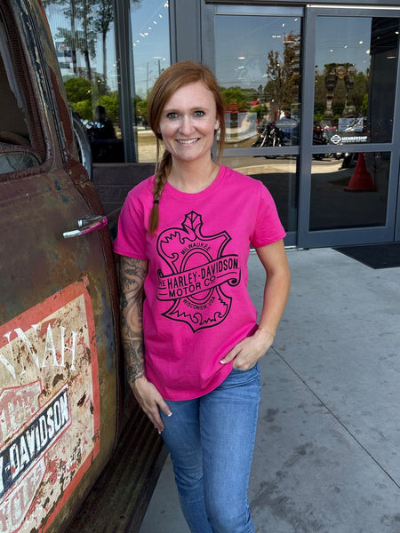 Savannah Harley-Davidson custom Women's Oak Leaf t-shirt