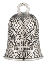Load image into Gallery viewer, Harley-Davidson Flying Eagle Bar &amp; Shield Diamond Plated Ride Bell
