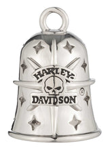Load image into Gallery viewer, Harley-Davidson Vintage Willie G Skull Cut-Out Star Pattern Ride Bell
