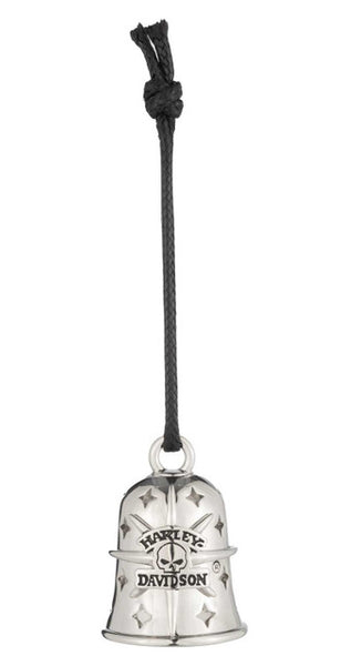 Harley-Davidson Vintage Willie G Skull Cut-Out Star Pattern Ride Bell
