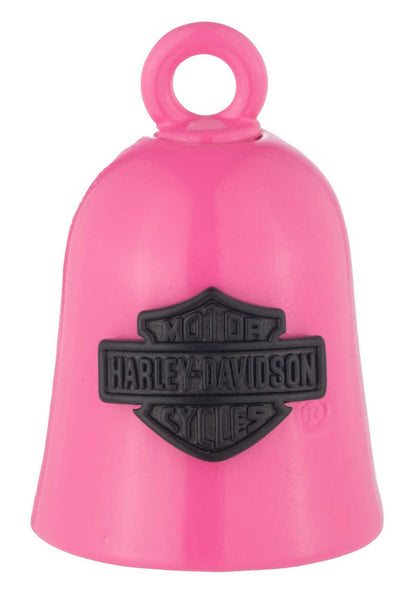 Harley-Davidson Black Bar & Shield Logo Ride Bell, Hot Pink