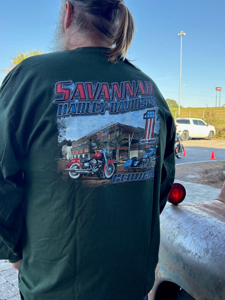Savannah Harley-Davidson custom Men's HD Explorer long sleeve