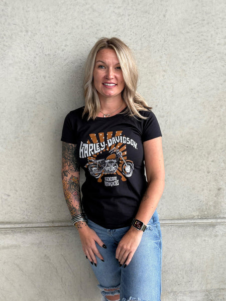 Savannah Harley-Davidson custom Women's HD Retro Style s/s t-shirt