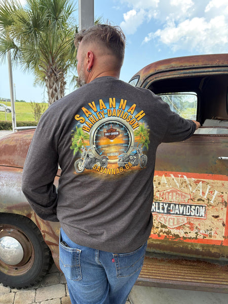 Savannah Harley-Davidson custom HD Descendents L/S Men's shirt
