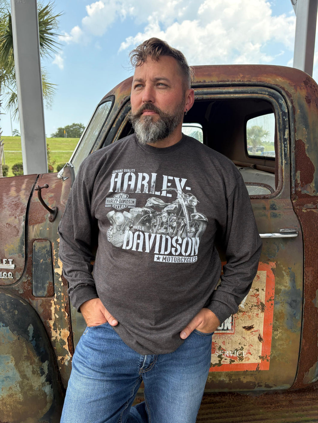 Savannah Harley-Davidson custom HD Descendents L/S Men's shirt