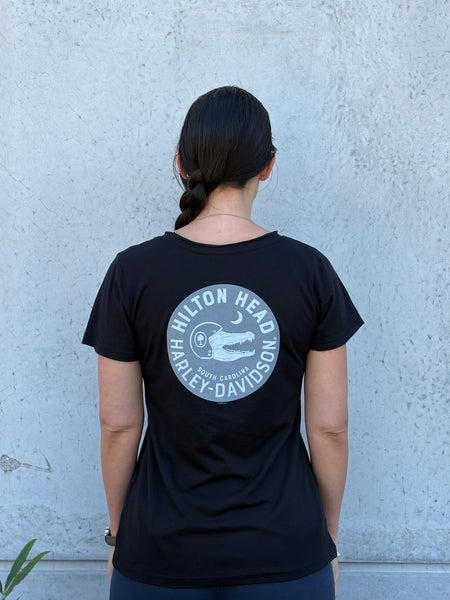 Hilton Head Harley-Davidson custom Women's WG Camo t-shirt