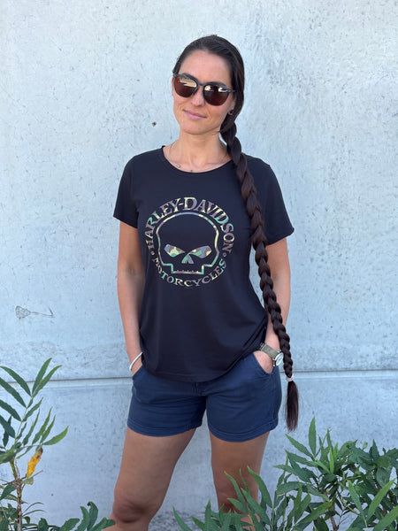Hilton Head Harley-Davidson custom Women's WG Camo t-shirt