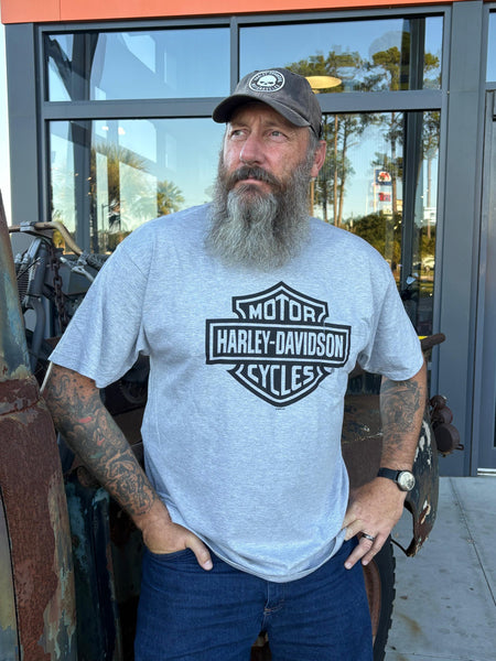 Savannah Harley-Davidson custom Men's HD Bar and Shield pocket tee