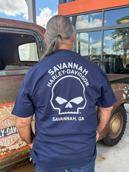 Savannah Harley-Davidson custom Men's Harley Strike Pocket Tee