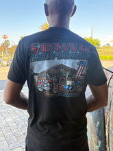 Load image into Gallery viewer, Savannah Harley-Davidson custom Men's HD Night Life t-shirt
