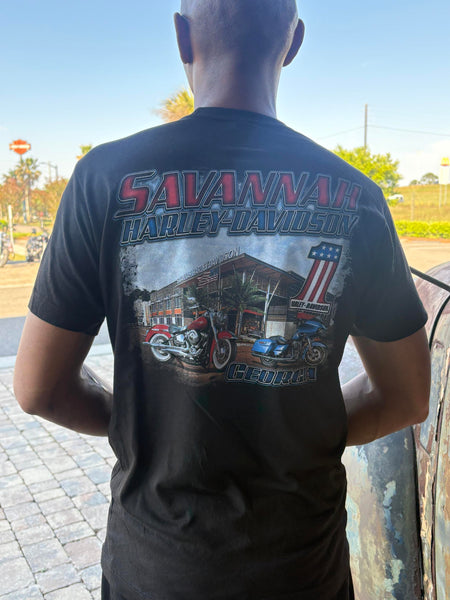 Savannah Harley-Davidson custom Men's HD Night Life t-shirt