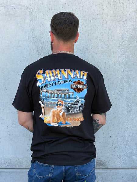 Savannah Harley-Davidson custom Men's HD Eagle Struck t-shirt