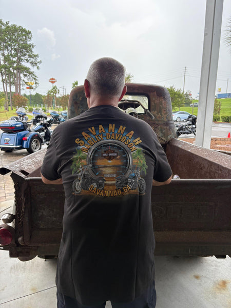 Savannah Harley-Davidson custom Men's HD Decisive s/s t-shirt