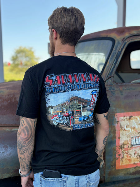 Savannah Harley-Davidson custom men's HD Loud & Clear t-shirt