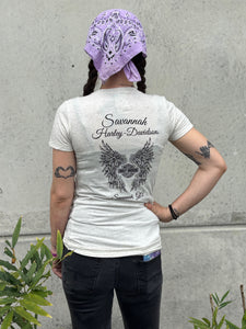 Savannah Harley-Davidson Women's custom HD Brave & Bold s/s t-shirt