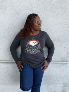 Savannah Harley-Davidson Women's Sunset Long Sleeve T-Shirt with Thumbholes