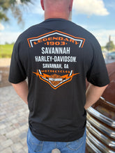Load image into Gallery viewer, Savannah Harley-Davidson Men&#39;s Buckler T-Shirt
