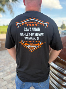 Savannah Harley-Davidson Men's Buckler T-Shirt
