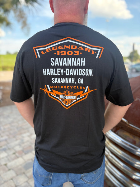 Savannah Harley-Davidson Men's Buckler T-Shirt