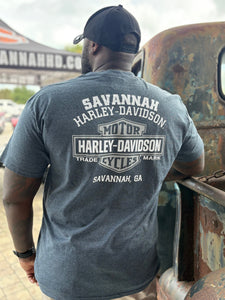 Savannah H-D Men's FAST LANE custom t-shirt