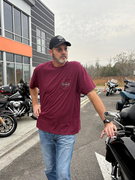 Savannah Harley-Davidson custom Men's HD Victory pocket tee