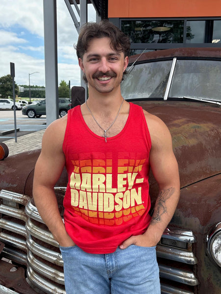 Savannah Harley-Davidson Men's custom HD Fades Tank top