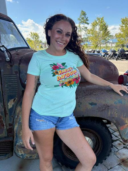 Savannah Harley-Davidson Custom Women's HD Tropics S/S T-Shirt