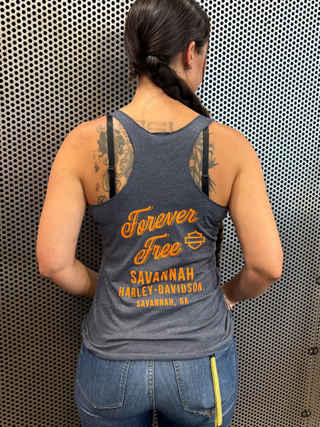 Savannah Harley-Davidson custom Women's HD Tackle Tank Top