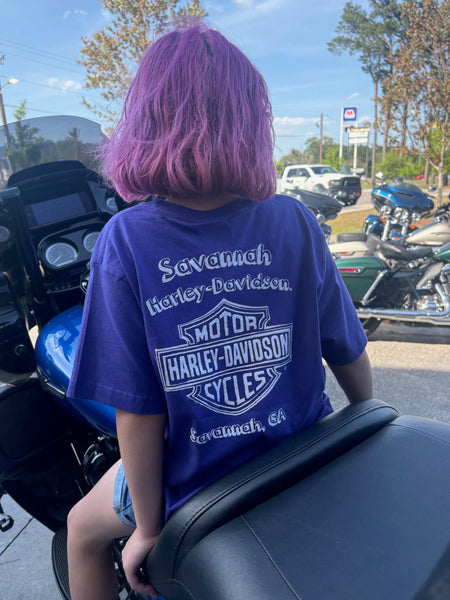 Savannah Harley-Davidson girls/kids HD Sticker t-shirt