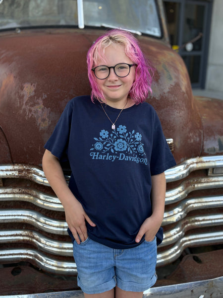 Savannah Harley-Davidson girls Pansy t-shirt